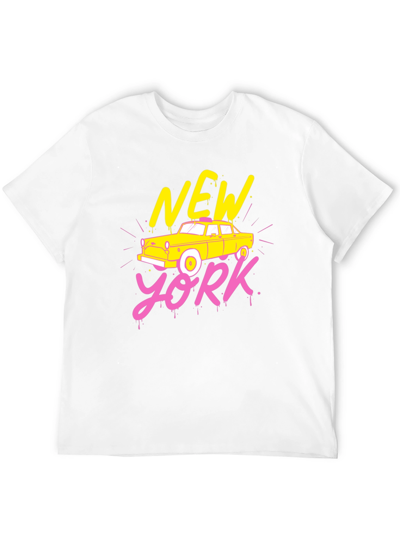 New York Taxi Graphic T-Shirt