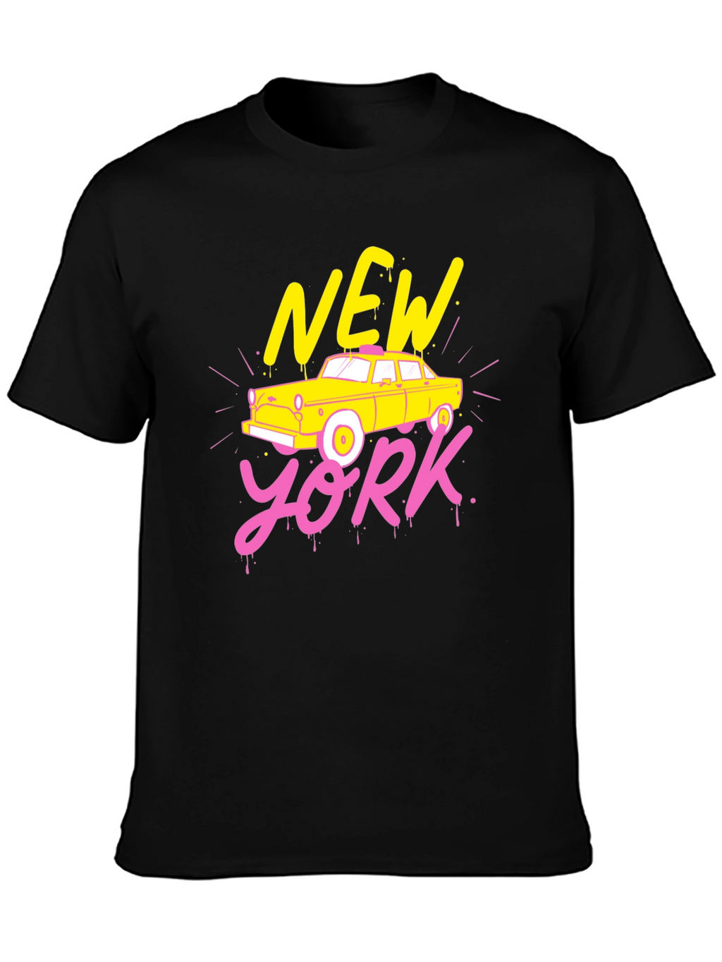 New York Taxi Graphic T-Shirt