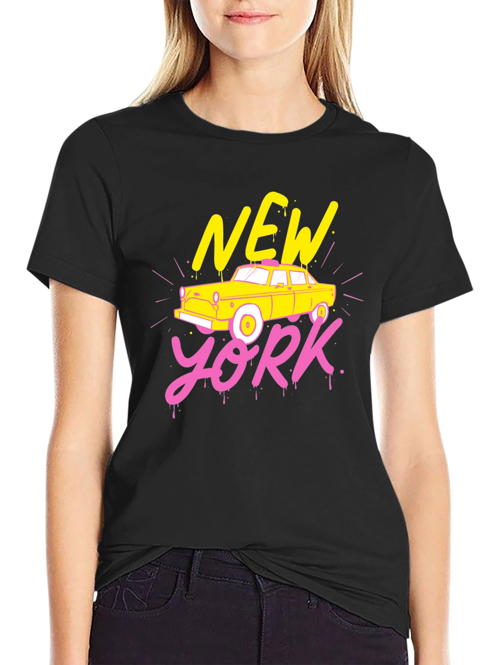 New York Taxi Graphic T-Shirt