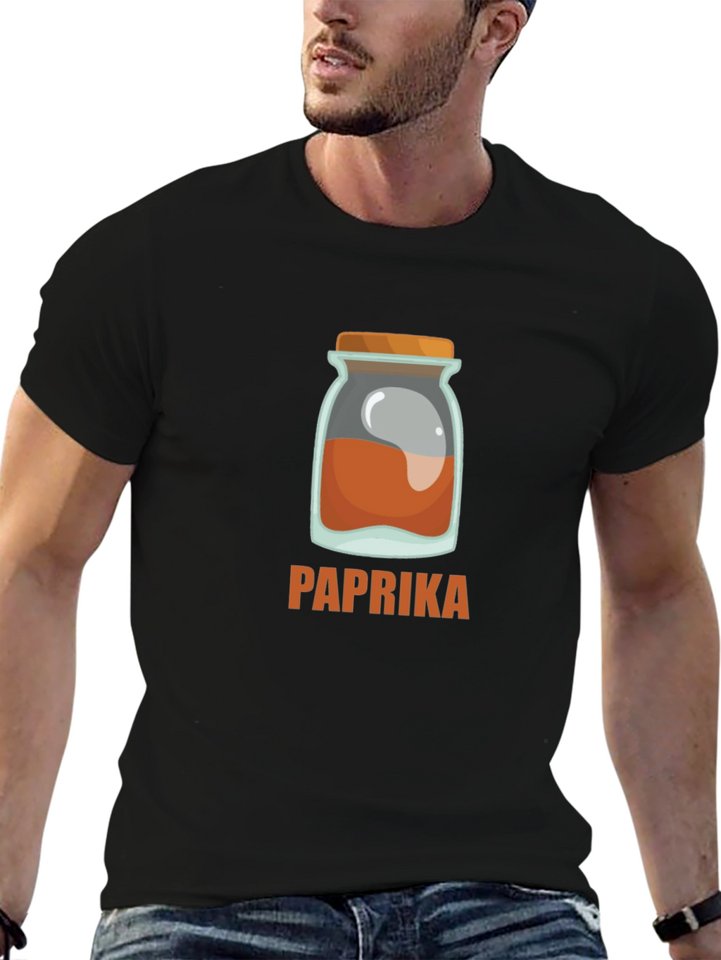 Paprika Spice Jar Graphic T-Shirt