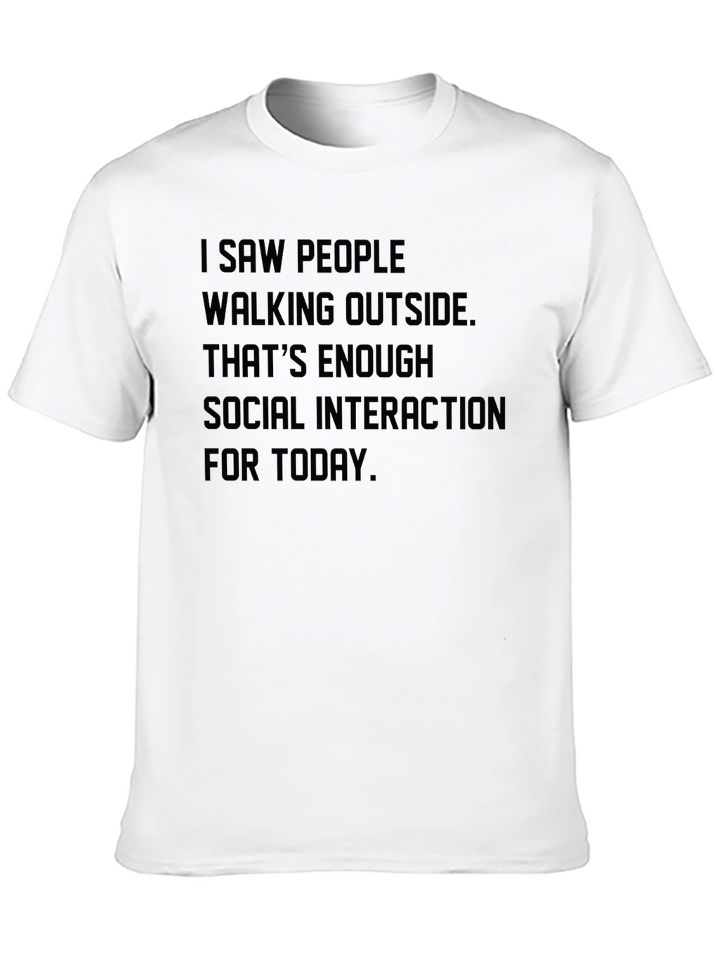 Introvert Social Distancing Slogan T-Shirt