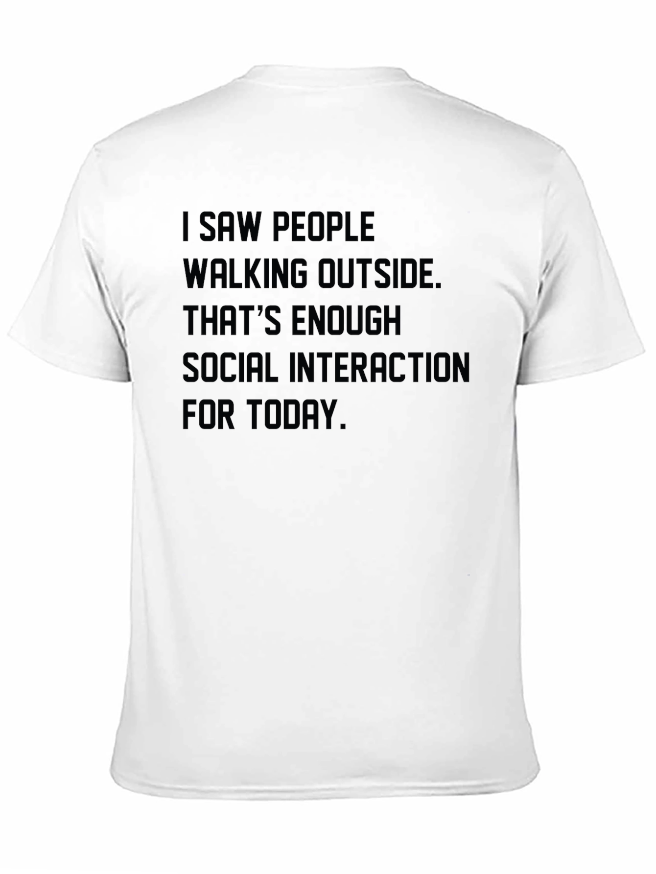 Introvert Social Distancing Slogan T-Shirt