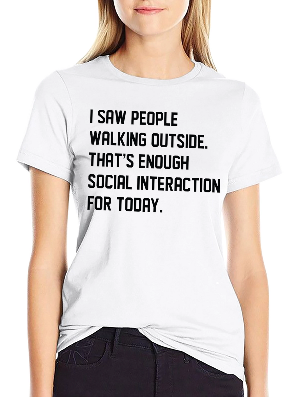 Introvert Social Distancing Slogan T-Shirt