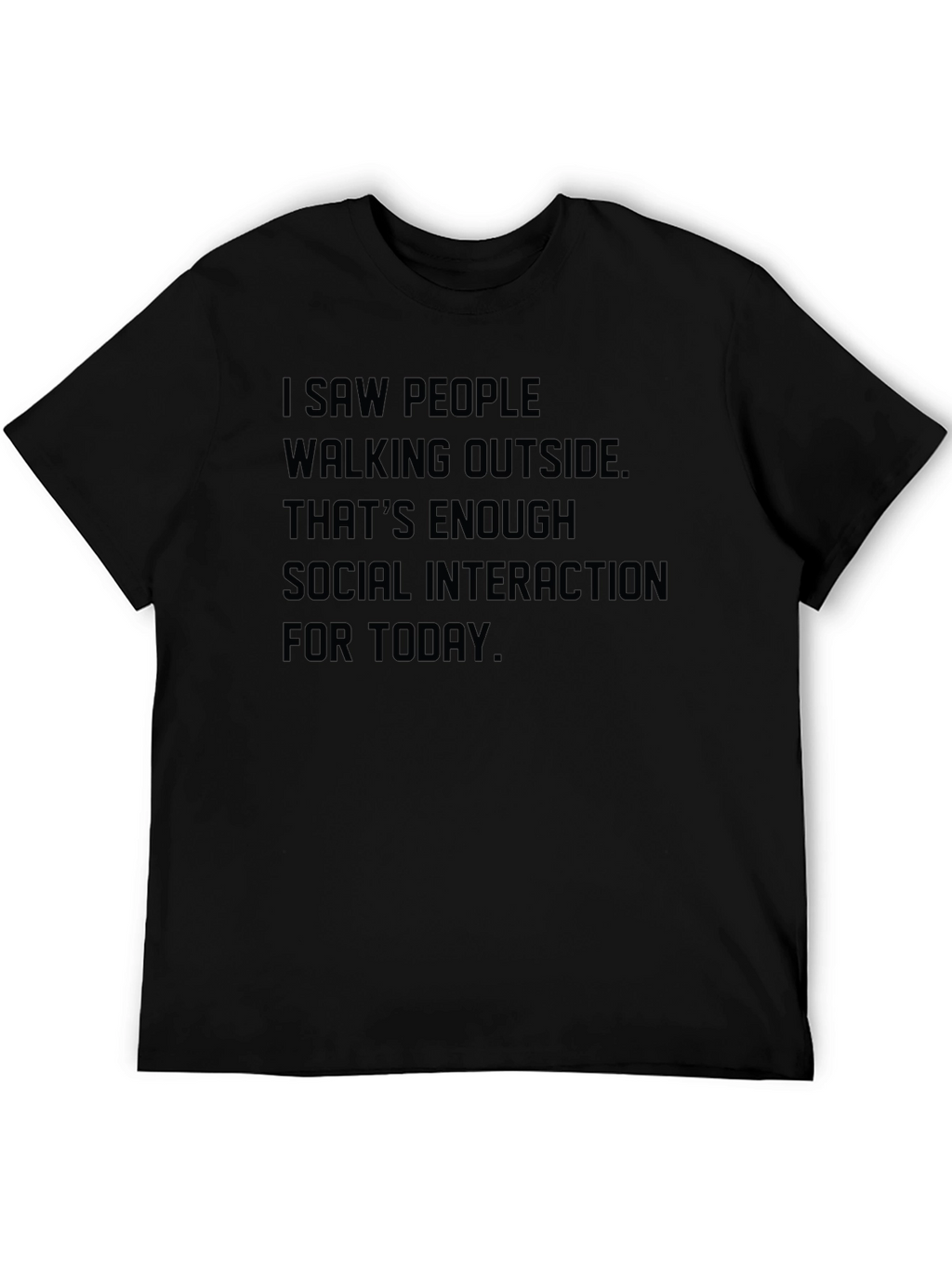 Introvert Social Distancing Slogan T-Shirt