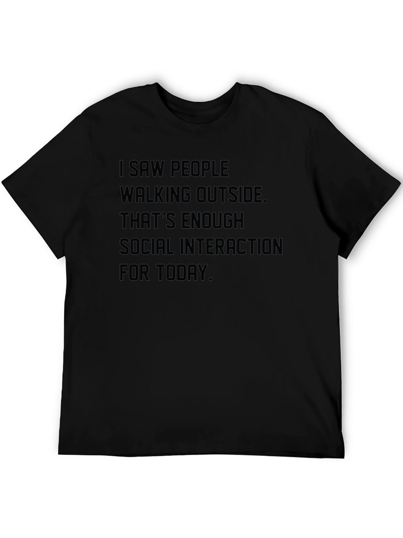 Introvert Social Distancing Slogan T-Shirt