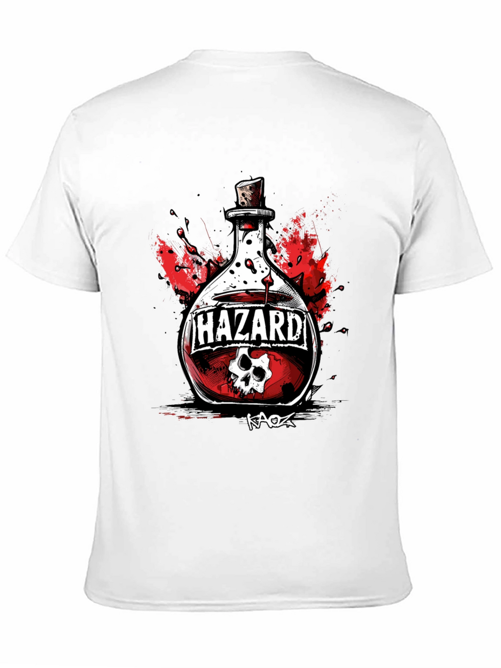 Hazard Poison T-Shirt - Skull Graphic Tee