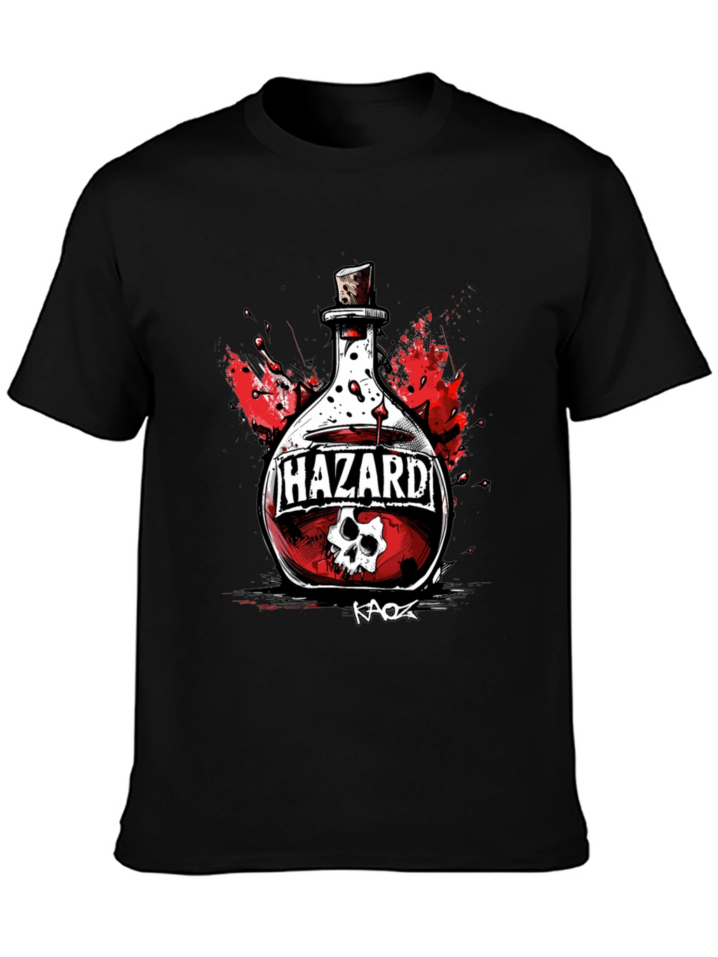 Hazard Poison T-Shirt - Skull Graphic Tee