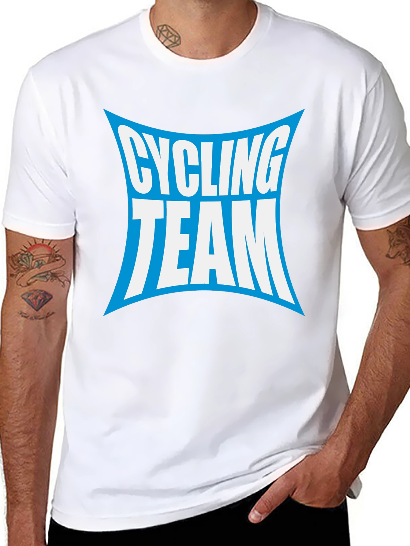 Cycling Team Graphic T-Shirt - Stylish & Comfortable