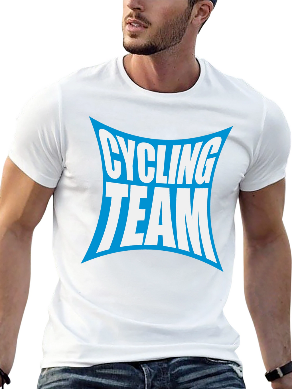 Cycling Team Graphic T-Shirt - Stylish & Comfortable