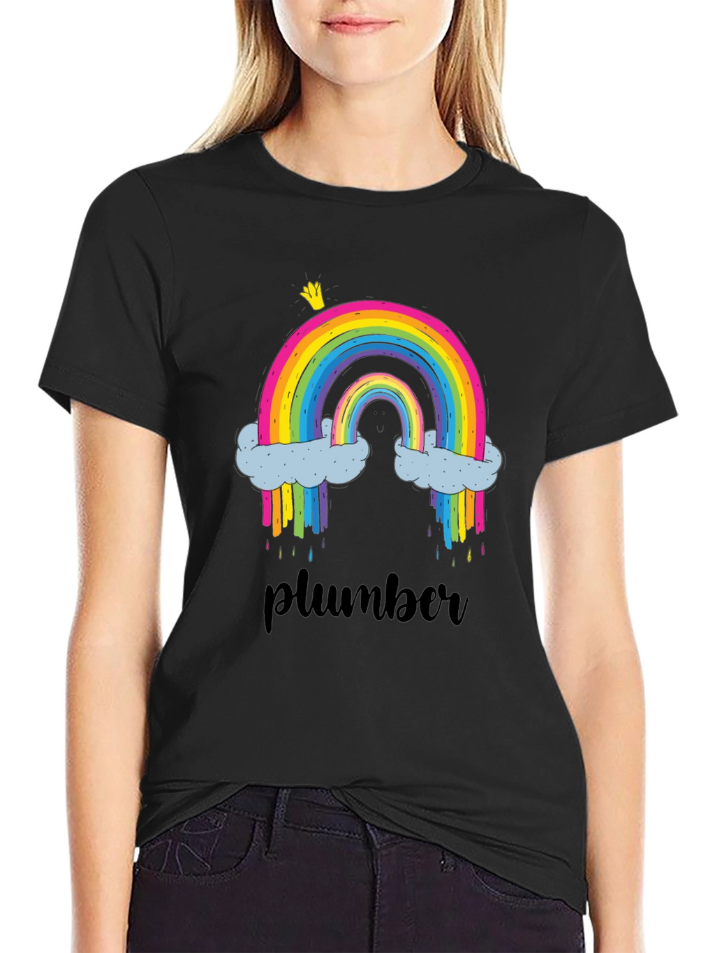 Rainbow Plumber T-Shirt - Fun & Unique Design