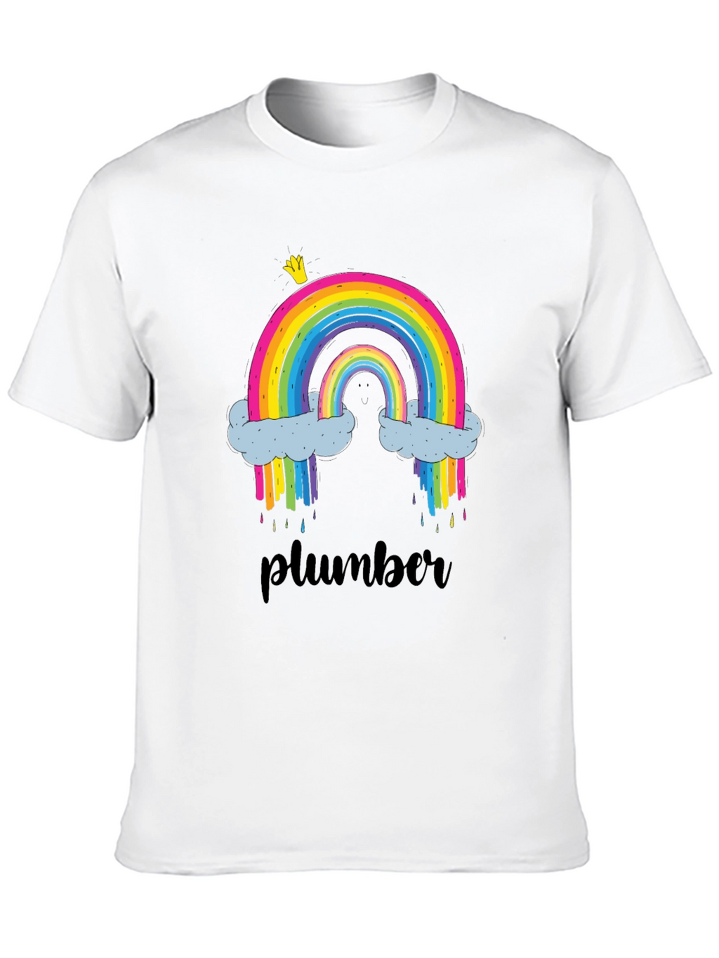 Rainbow Plumber T-Shirt - Fun & Unique Design