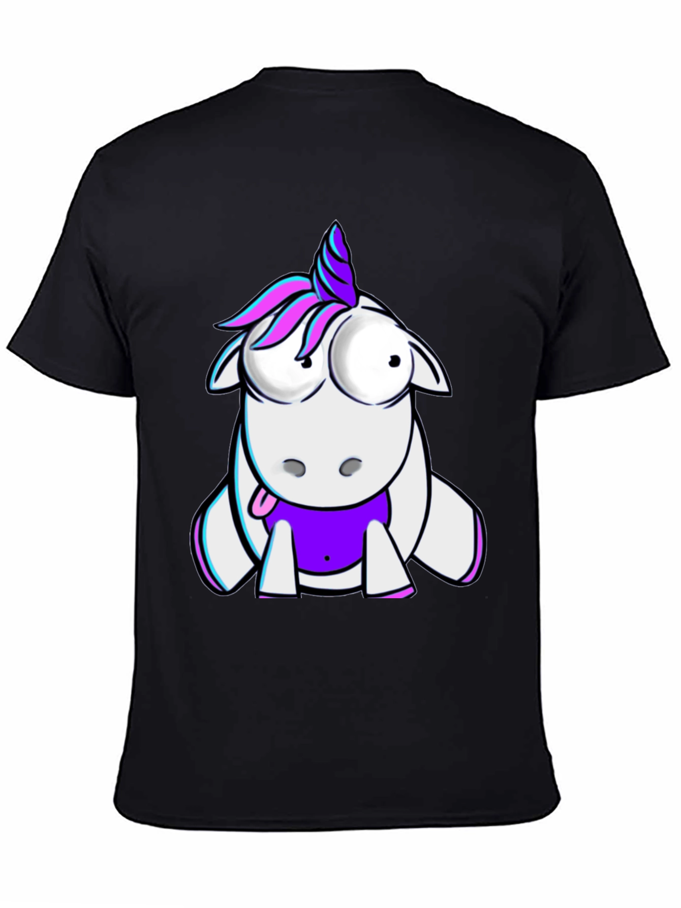 Unicorn Graphic Tee - Quirky Cartoon Design