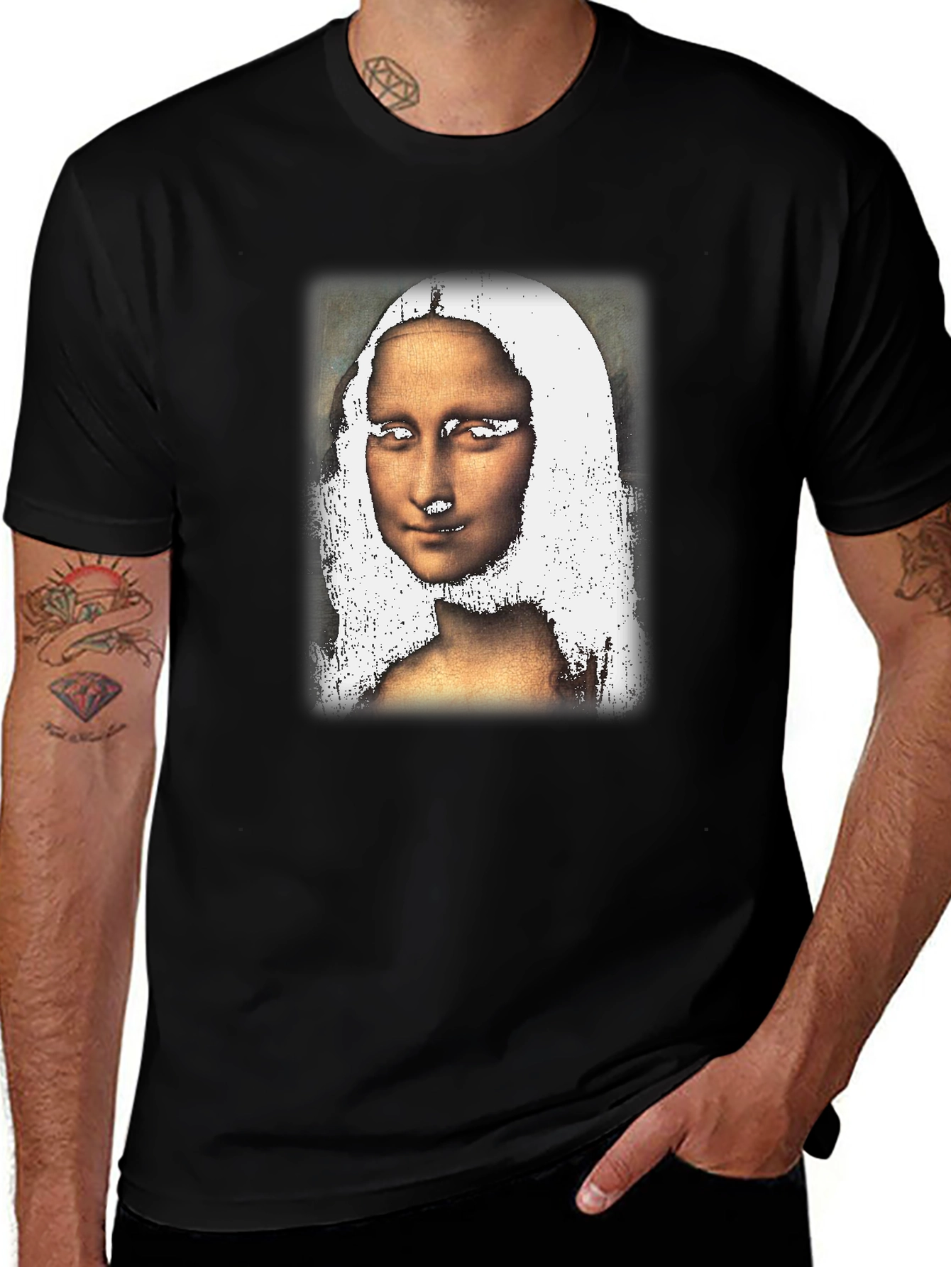 Mona Lisa Graphic Tee - Classic Art T-Shirt