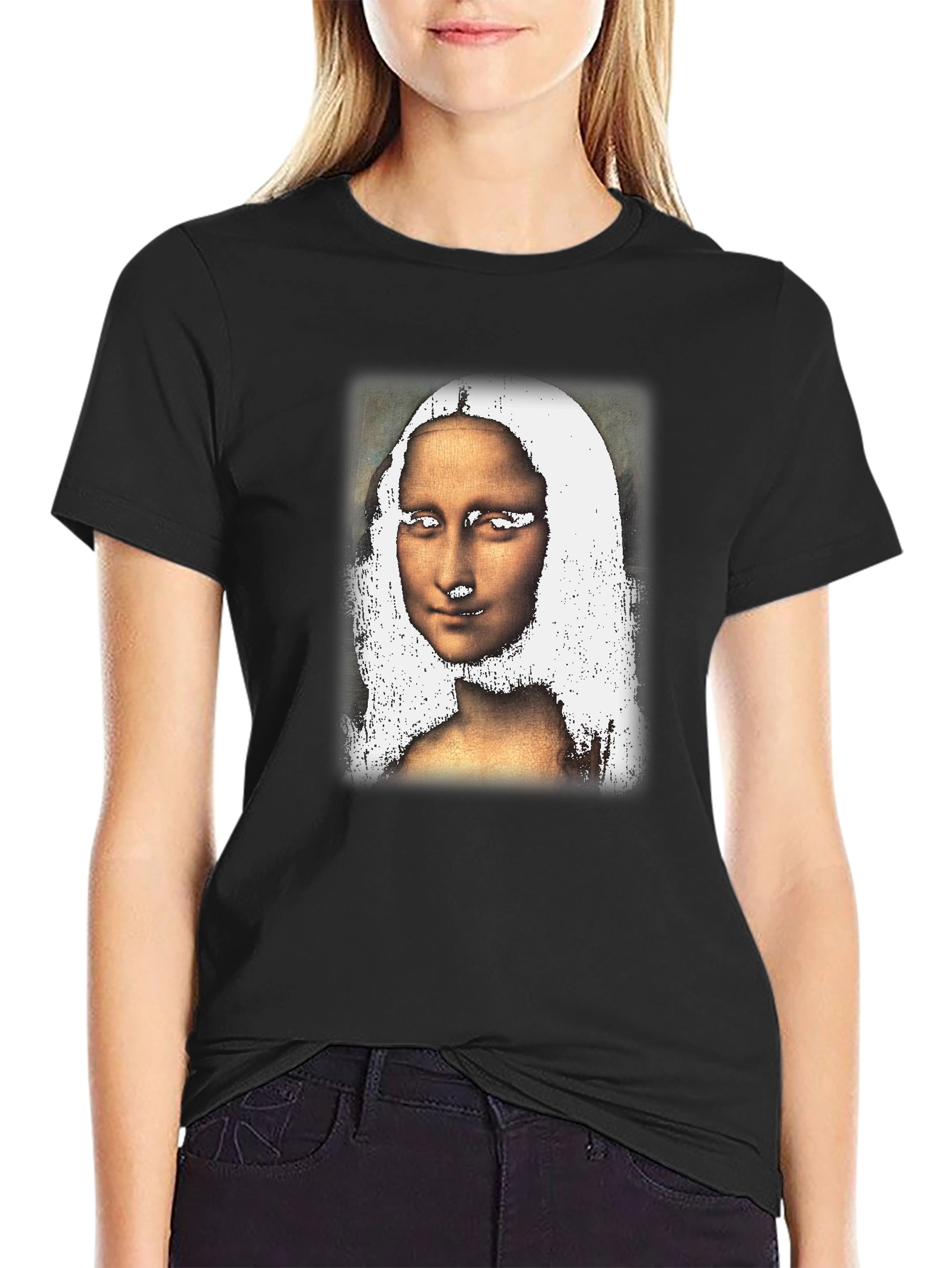 Mona Lisa Graphic Tee - Classic Art T-Shirt