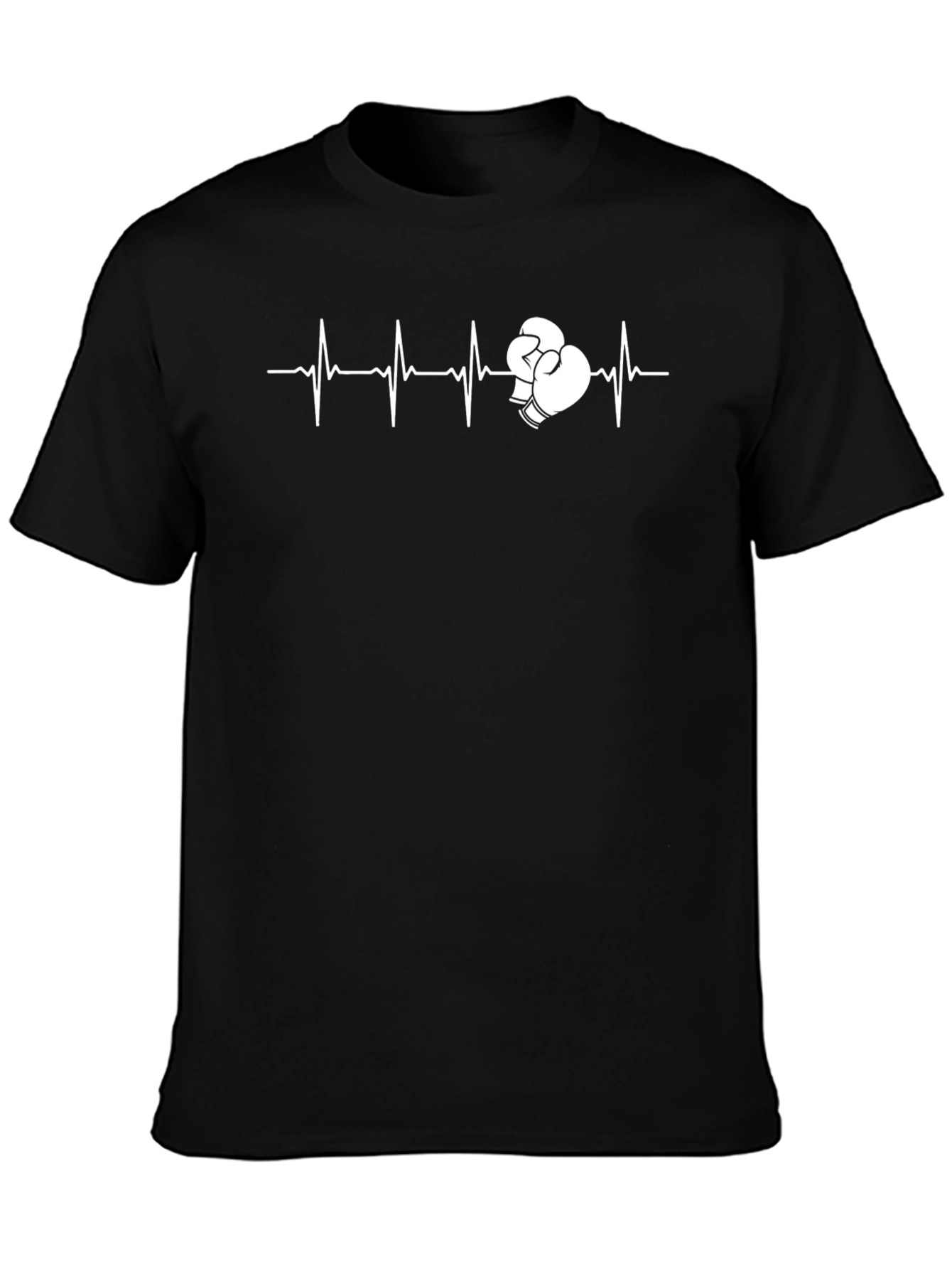 Boxing Heartbeat Graphic T-Shirt - Ringside Rhythm