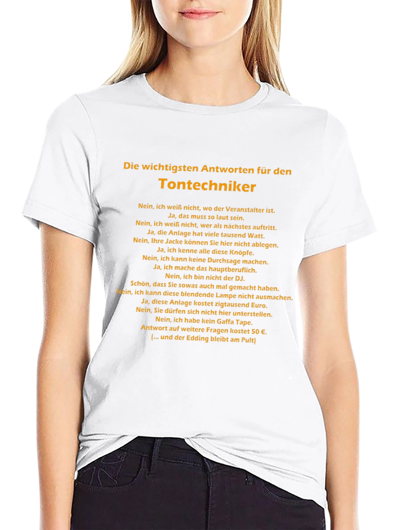 Sound Engineer T-Shirt - German Humor Tee