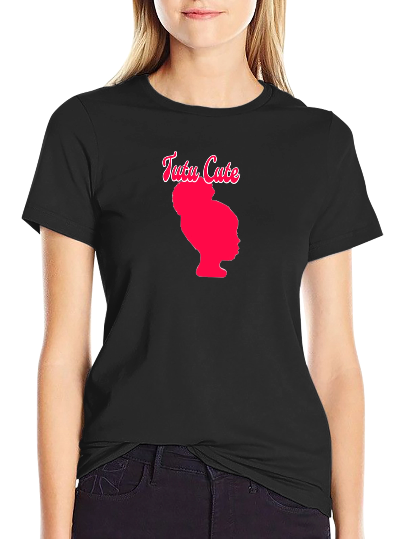 Tutu Cute Black T-Shirt