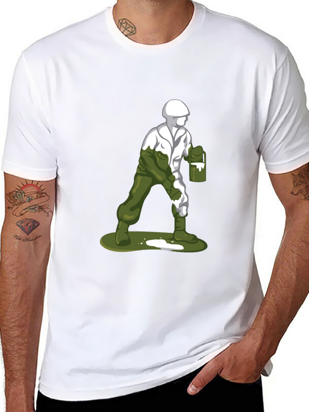 Paint Soldier Graphic Tee
