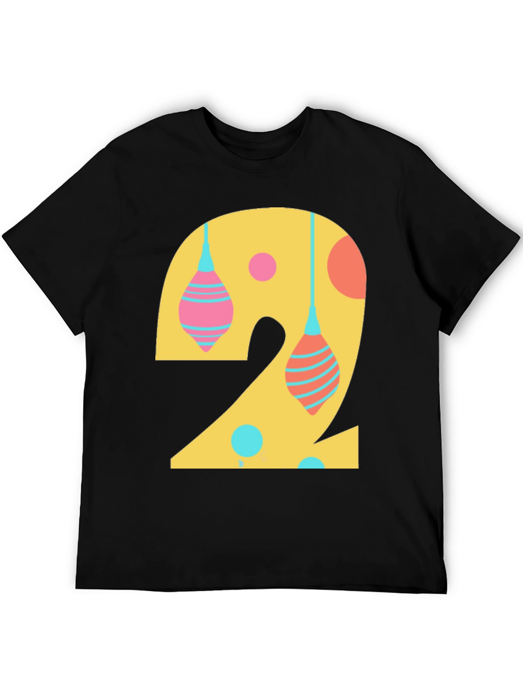 Number 2 Graphic Tee - Fun Birthday Shirt