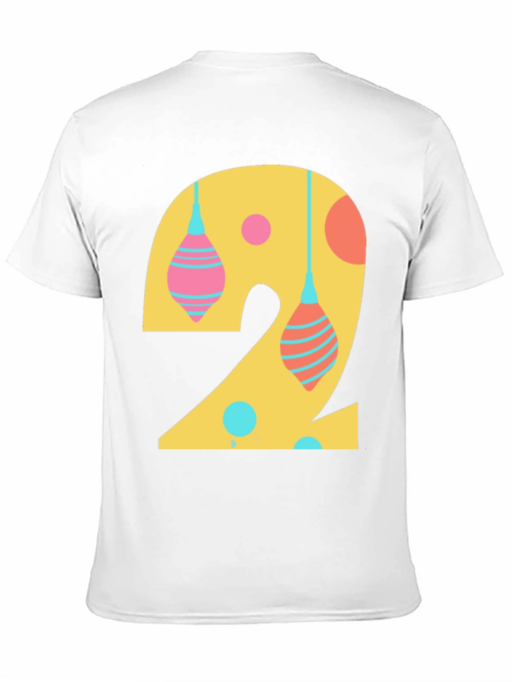 Number 2 Graphic Tee - Fun Birthday Shirt