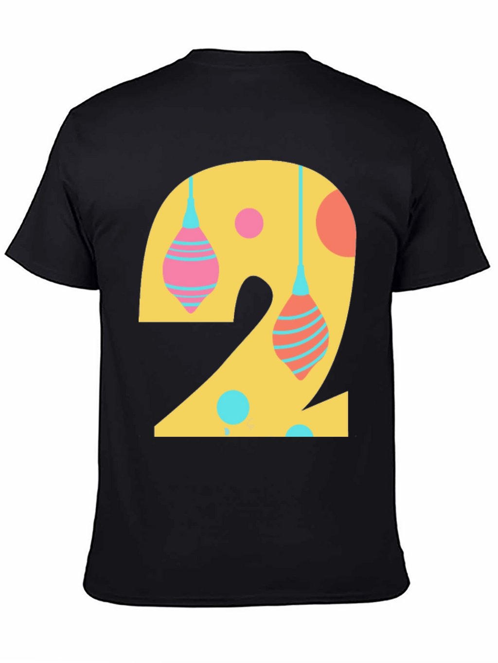 Number 2 Graphic Tee - Fun Birthday Shirt