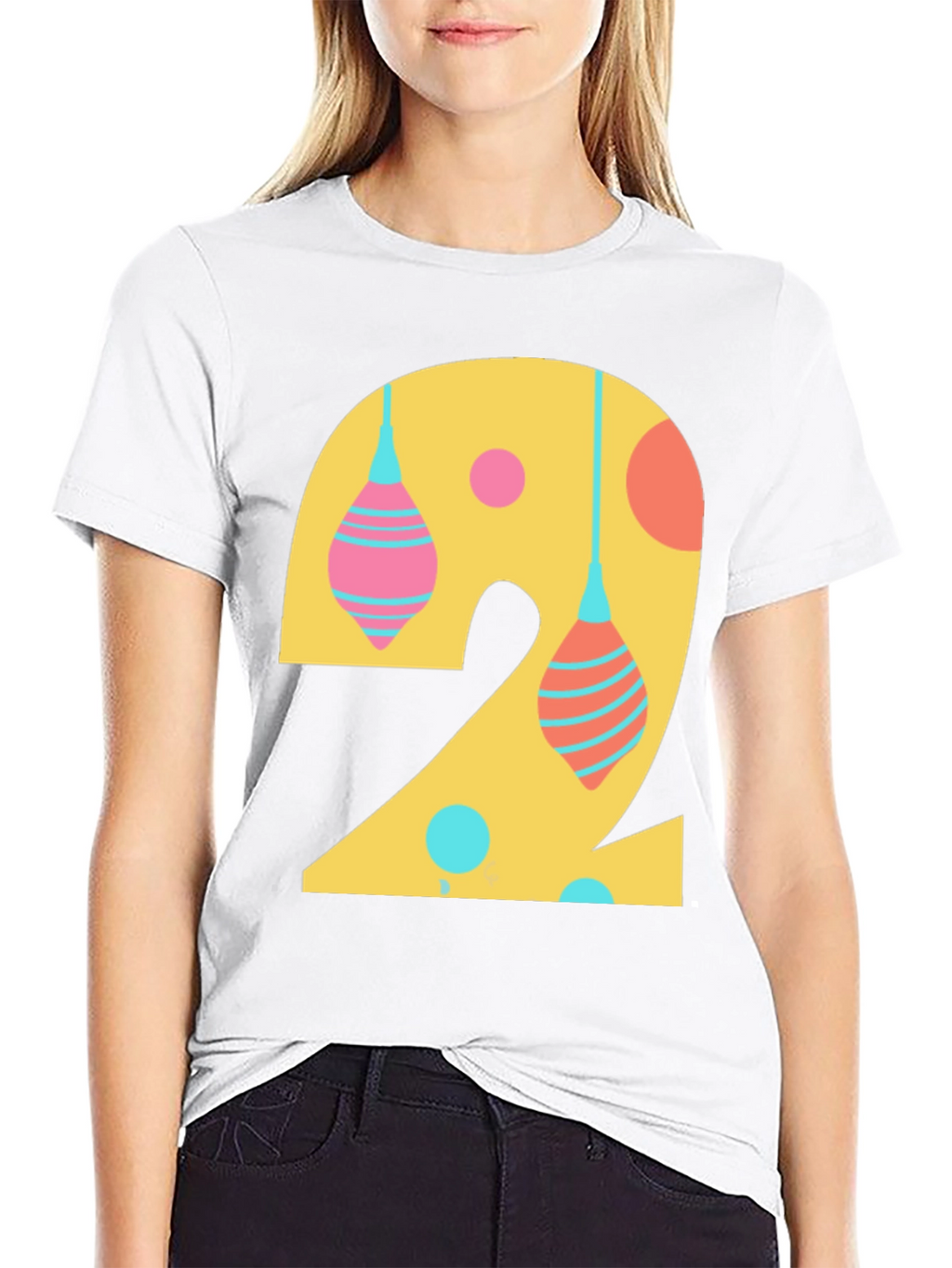 Number 2 Graphic Tee - Fun Birthday Shirt