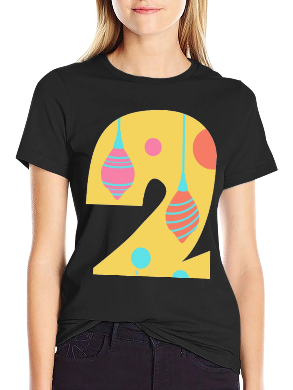 Number 2 Graphic Tee - Fun Birthday Shirt