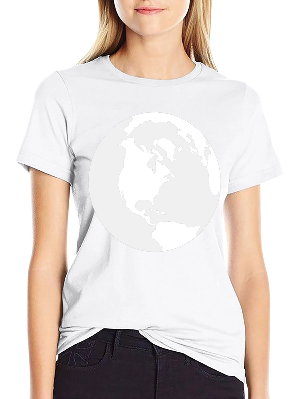 Moon Graphic T-Shirt - Black