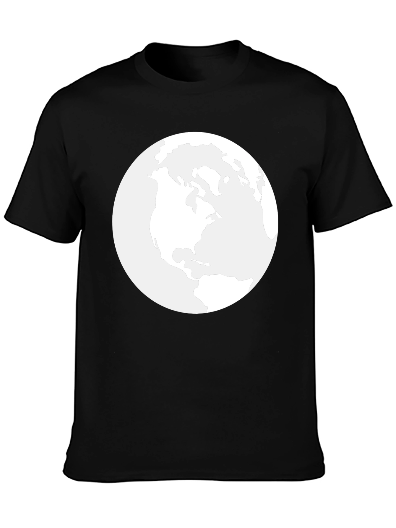 Moon Graphic T-Shirt - Black