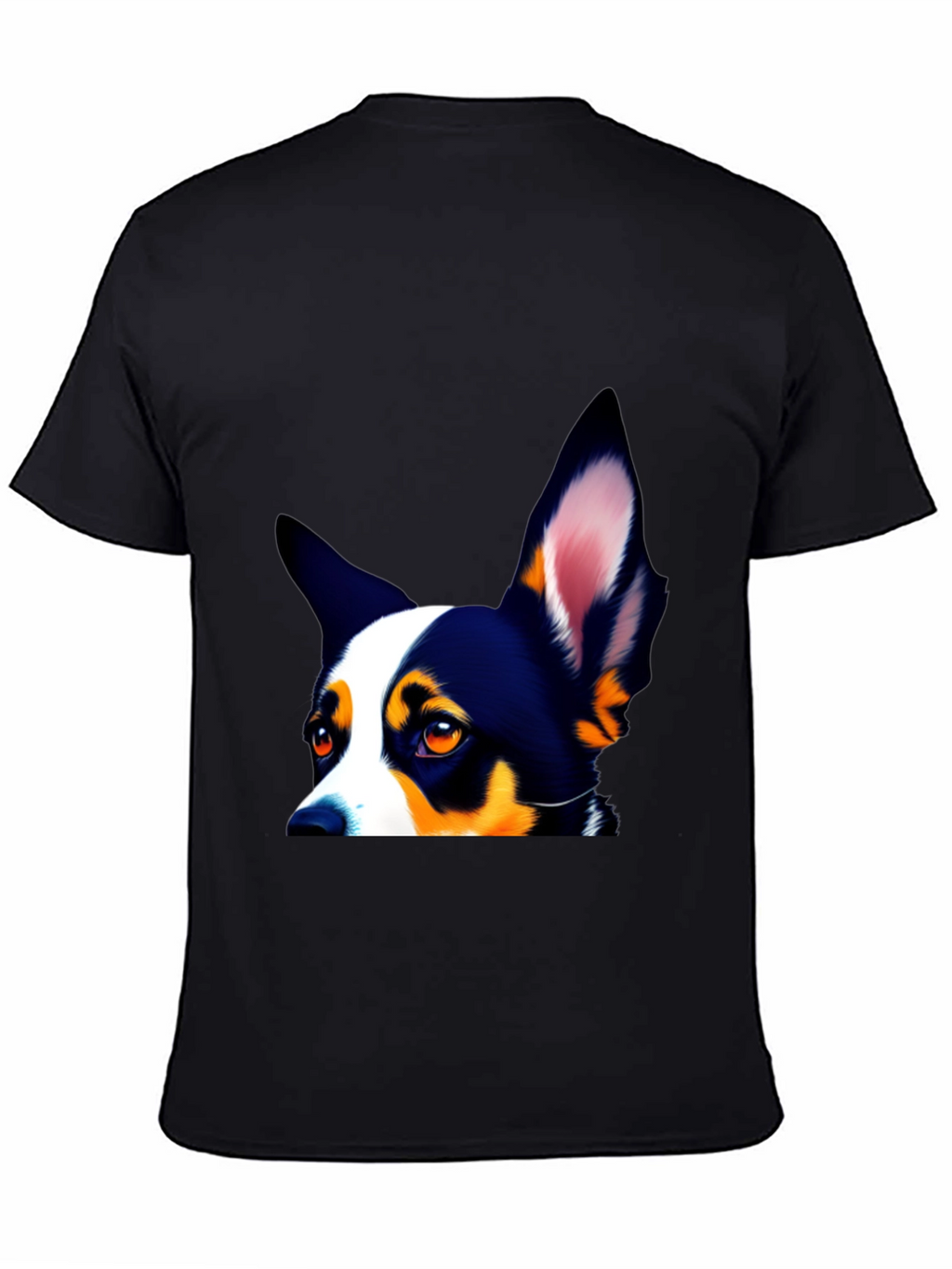 Dog Lovers Tee - Peek-a-Boo Pup Design