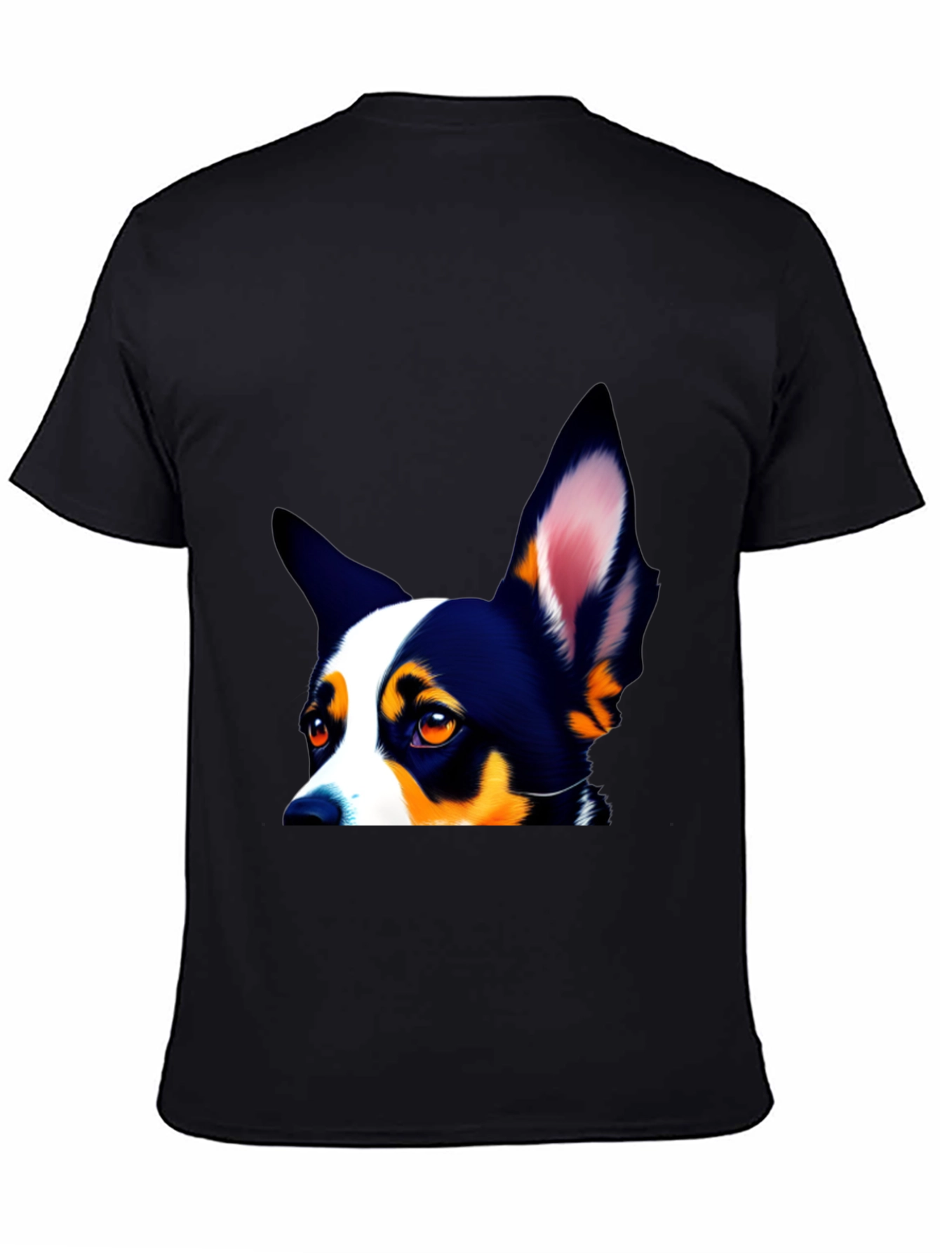 Dog Lovers Tee - Peek-a-Boo Pup Design
