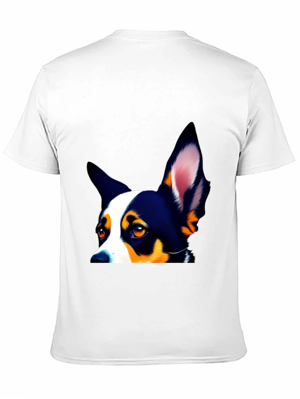 Dog Lovers Tee - Peek-a-Boo Pup Design