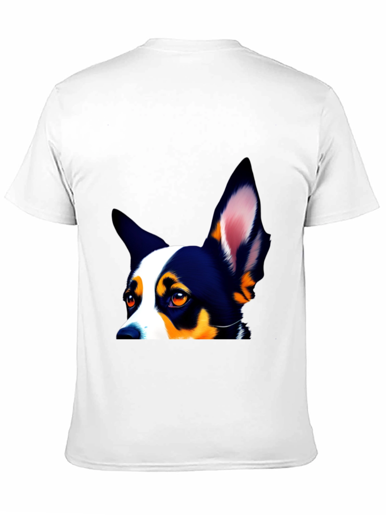 Dog Lovers Tee - Peek-a-Boo Pup Design