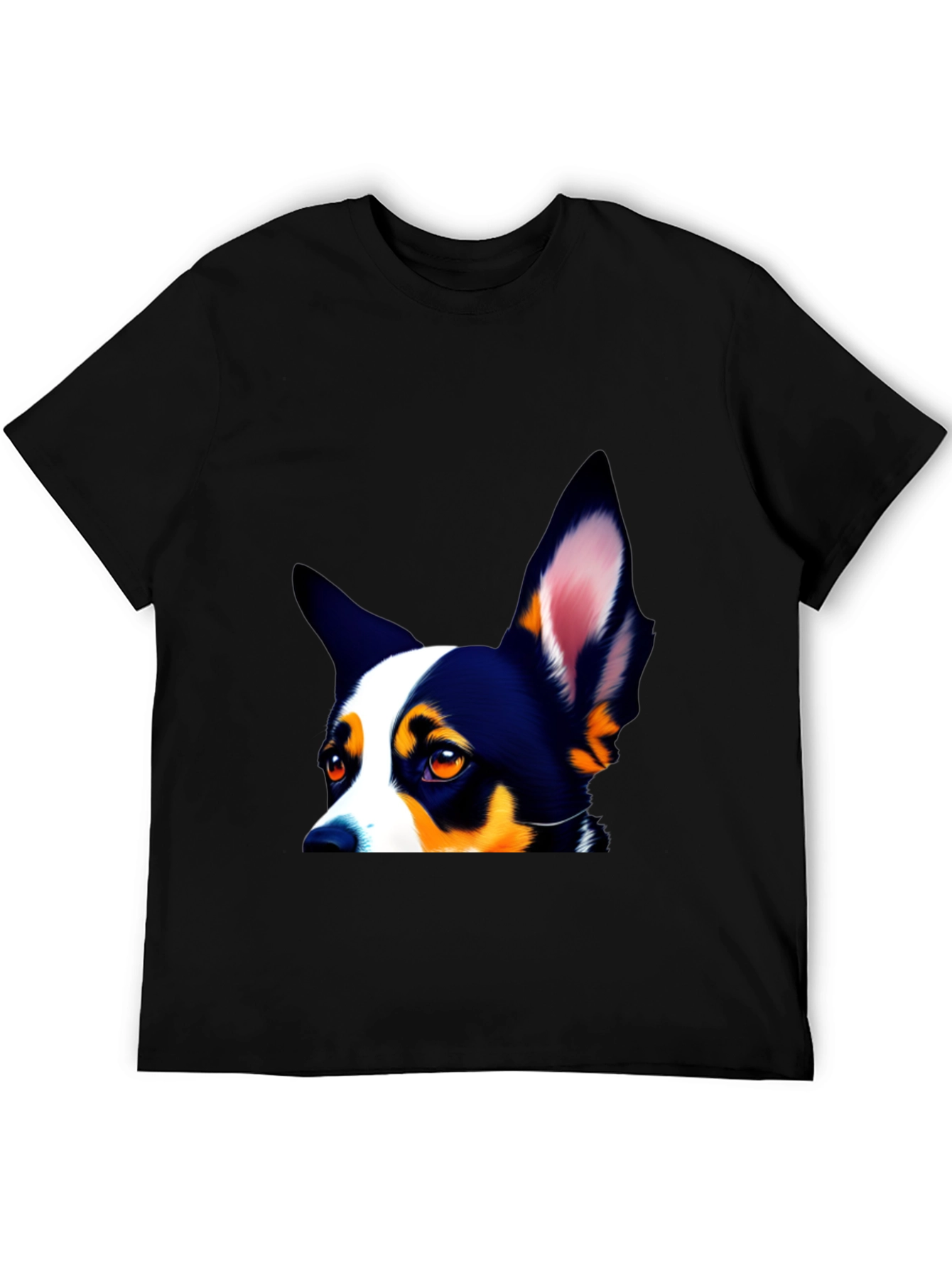 Dog Lovers Tee - Peek-a-Boo Pup Design