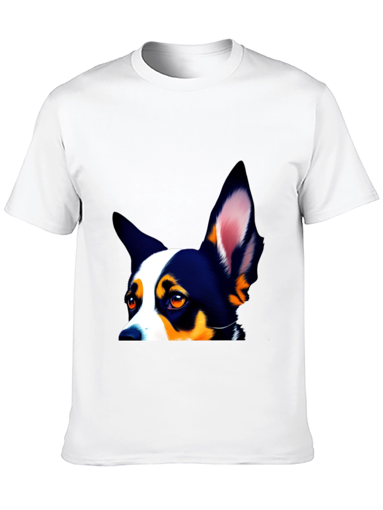 Dog Lovers Tee - Peek-a-Boo Pup Design
