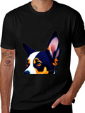 Dog Lovers Tee - Peek-a-Boo Pup Design