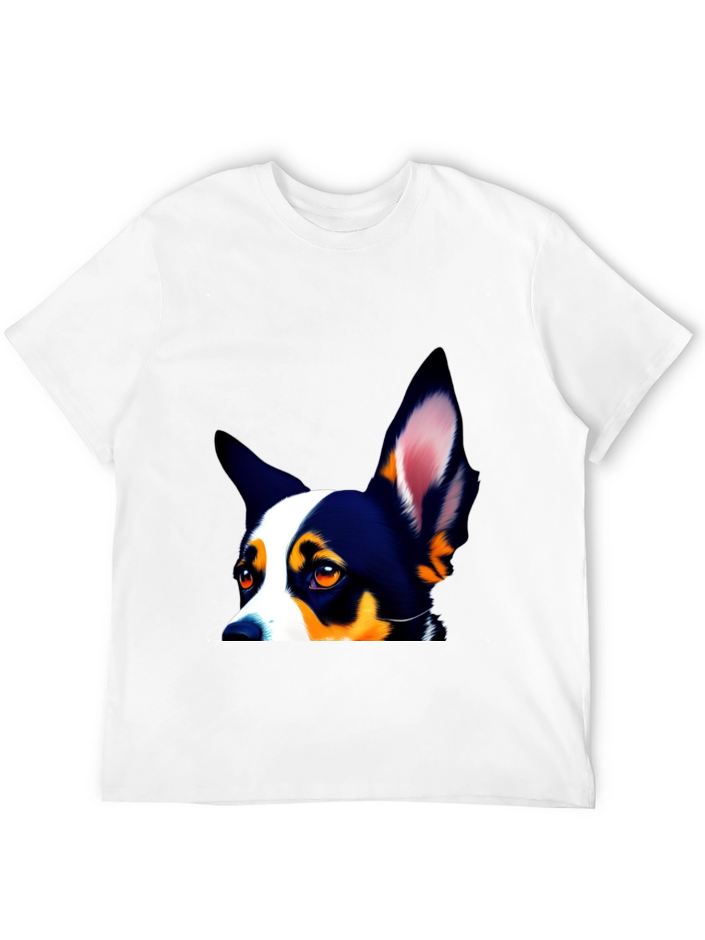 Dog Lovers Tee - Peek-a-Boo Pup Design