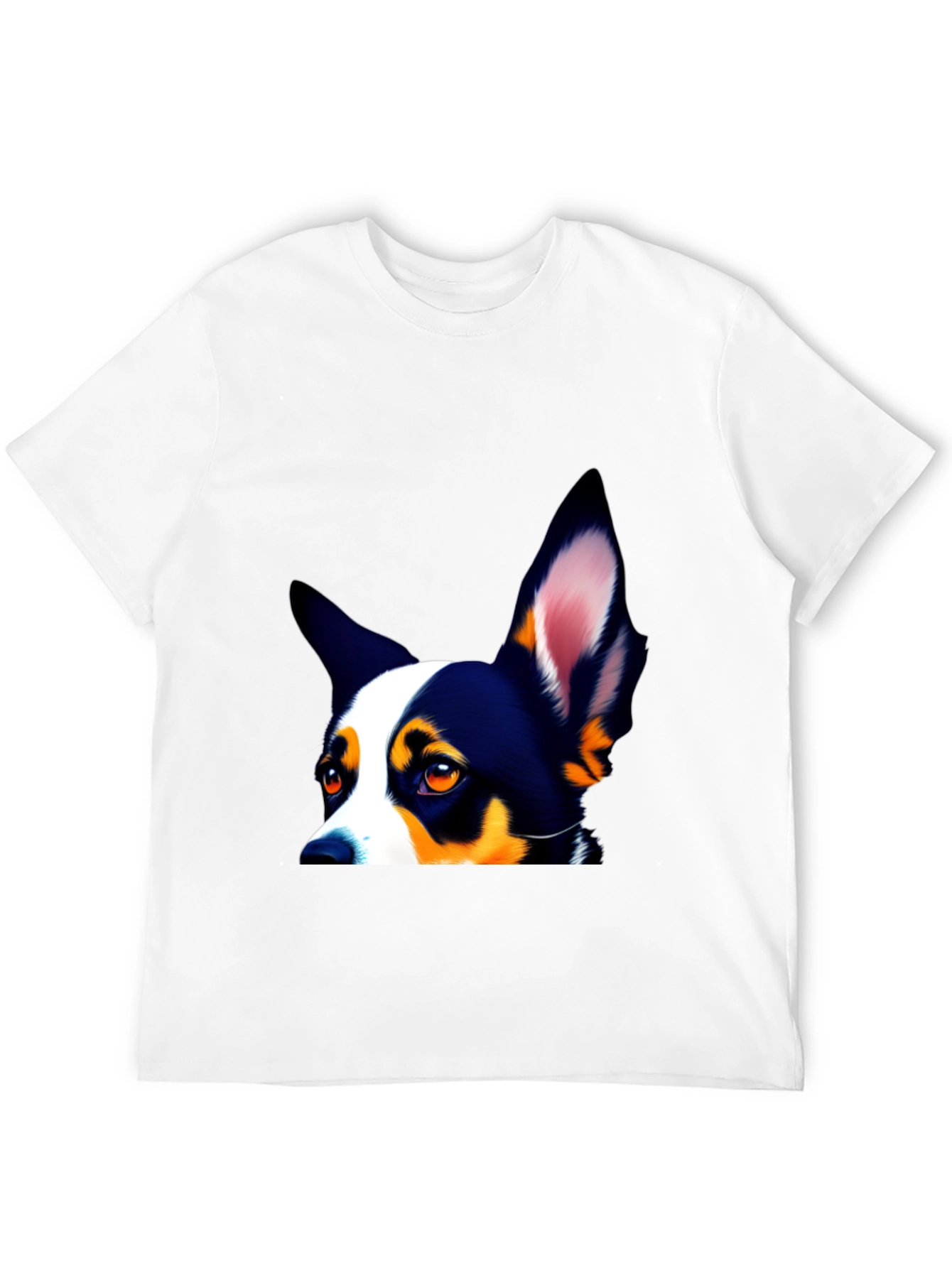 Dog Lovers Tee - Peek-a-Boo Pup Design