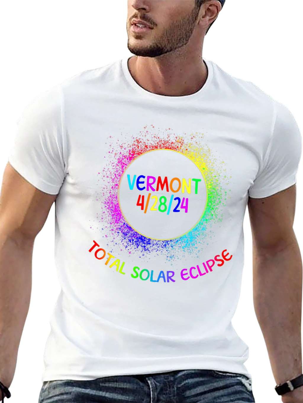 Vermont Solar Eclipse 4/28/24 T-Shirt