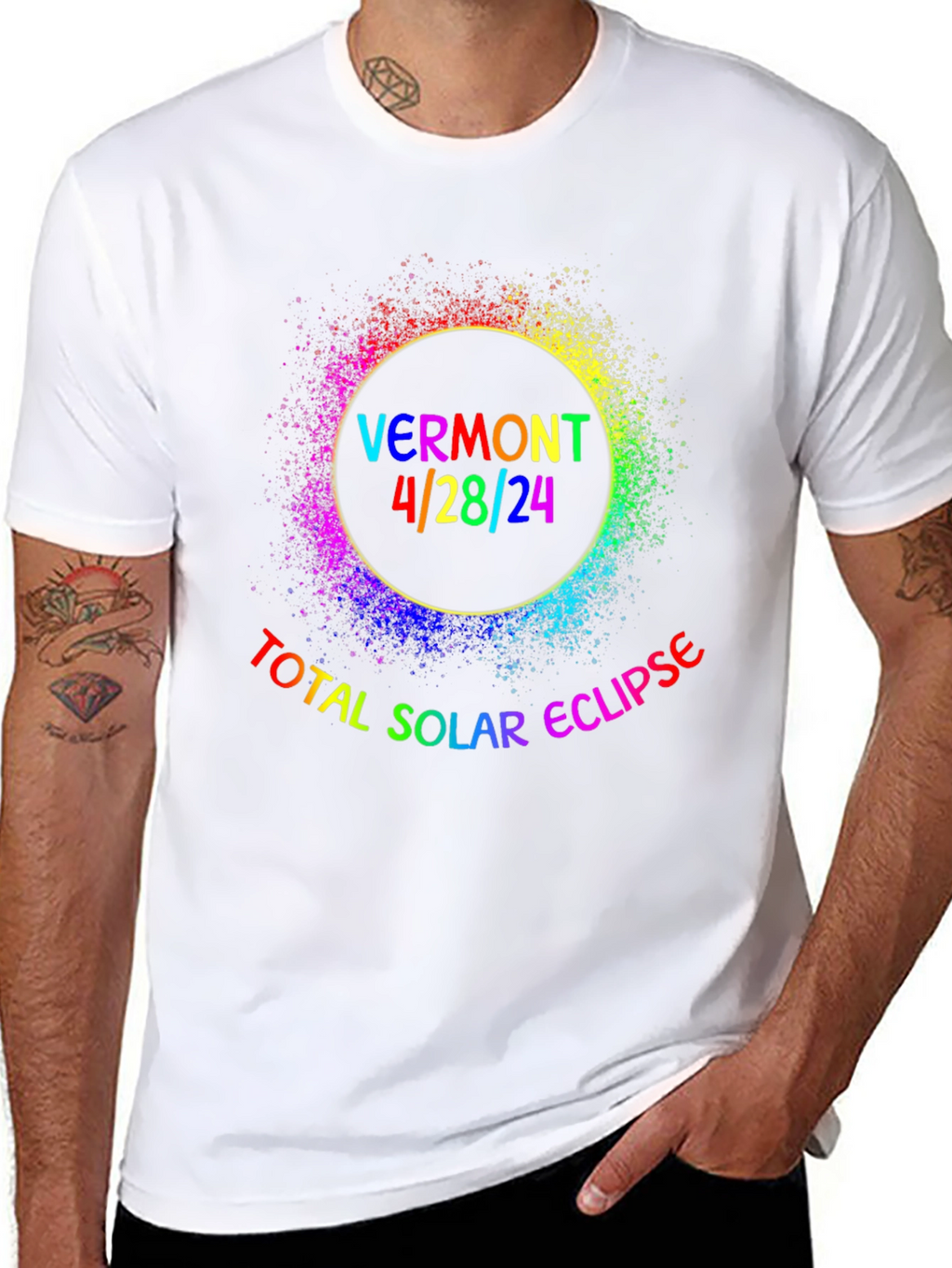 Vermont Solar Eclipse 4/28/24 T-Shirt