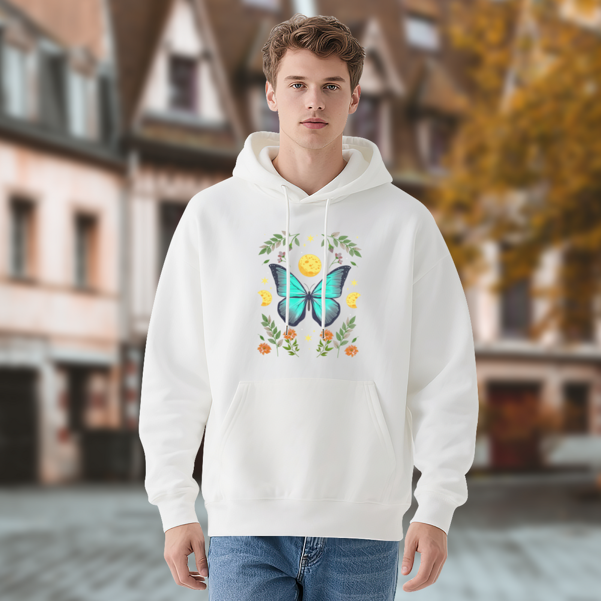 Skull Art Hoodie - Edgy Graphic Sweatshirt #0521