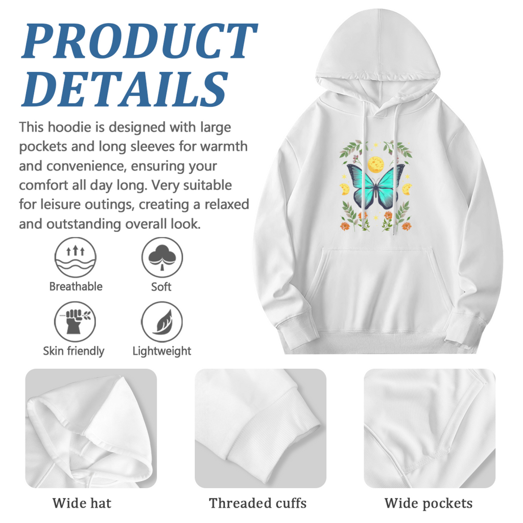 Skull Art Hoodie - Edgy Graphic Sweatshirt #0521