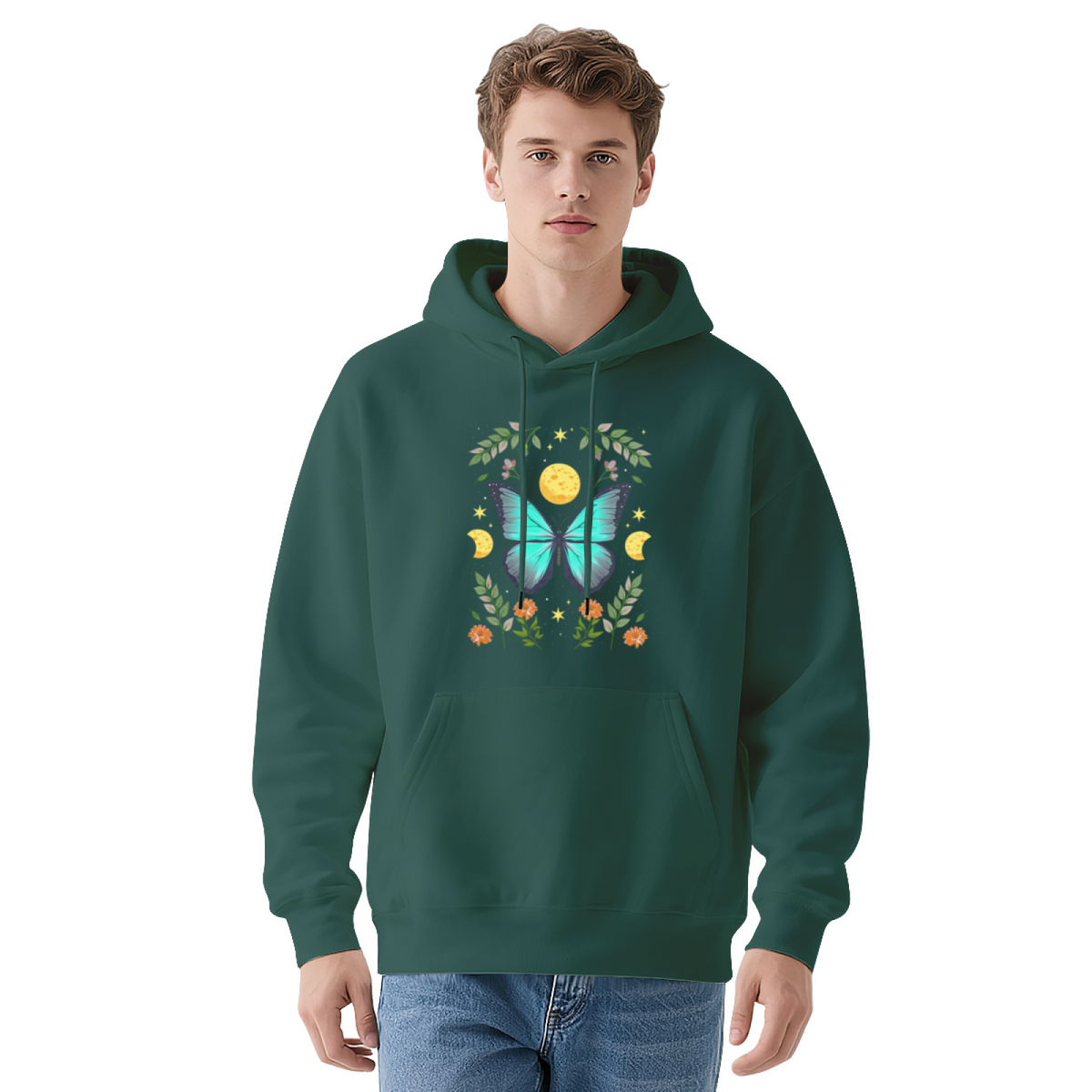 Skull Art Hoodie - Edgy Graphic Sweatshirt #0521