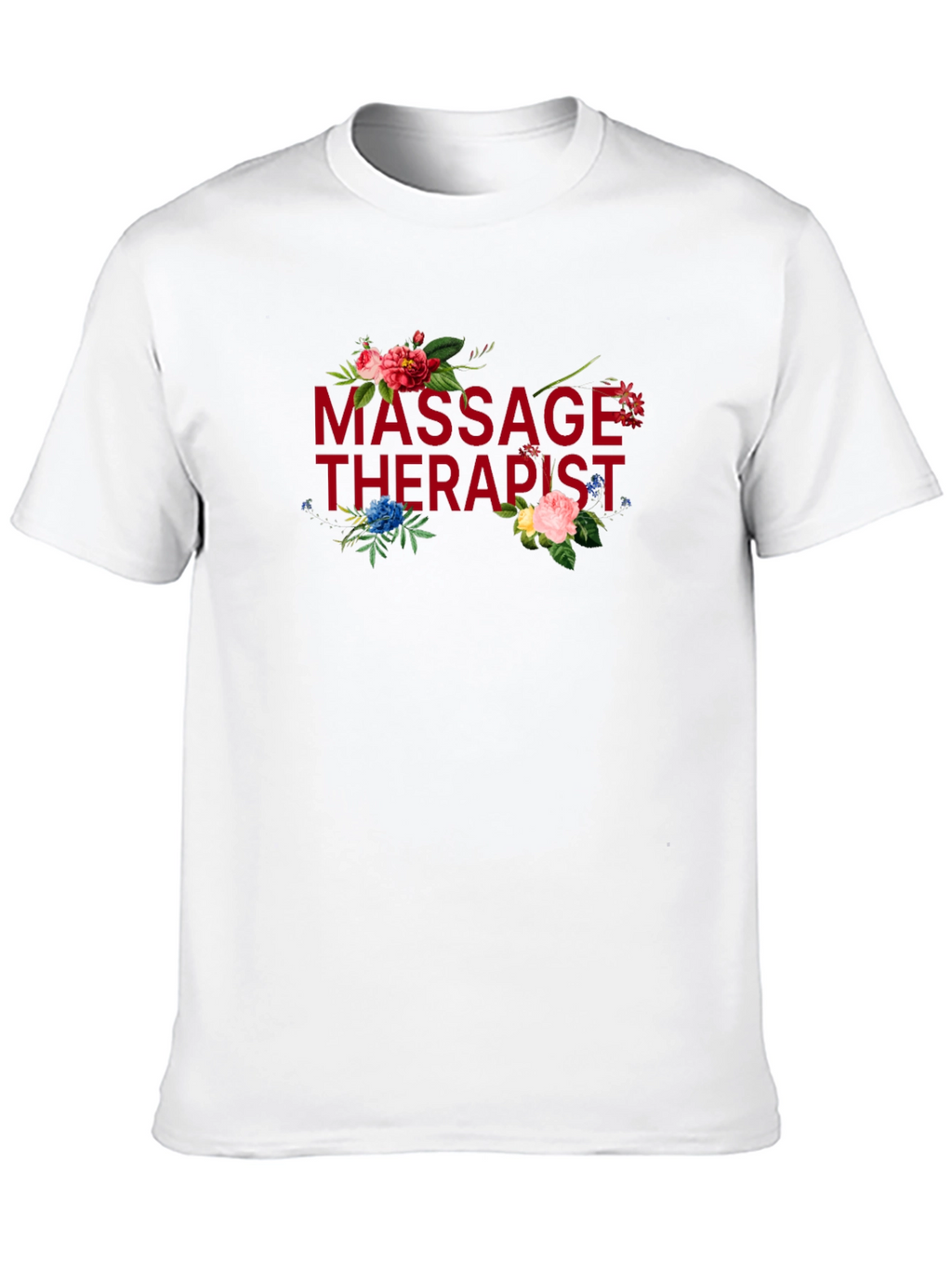 Floral Massage Therapist T-Shirt