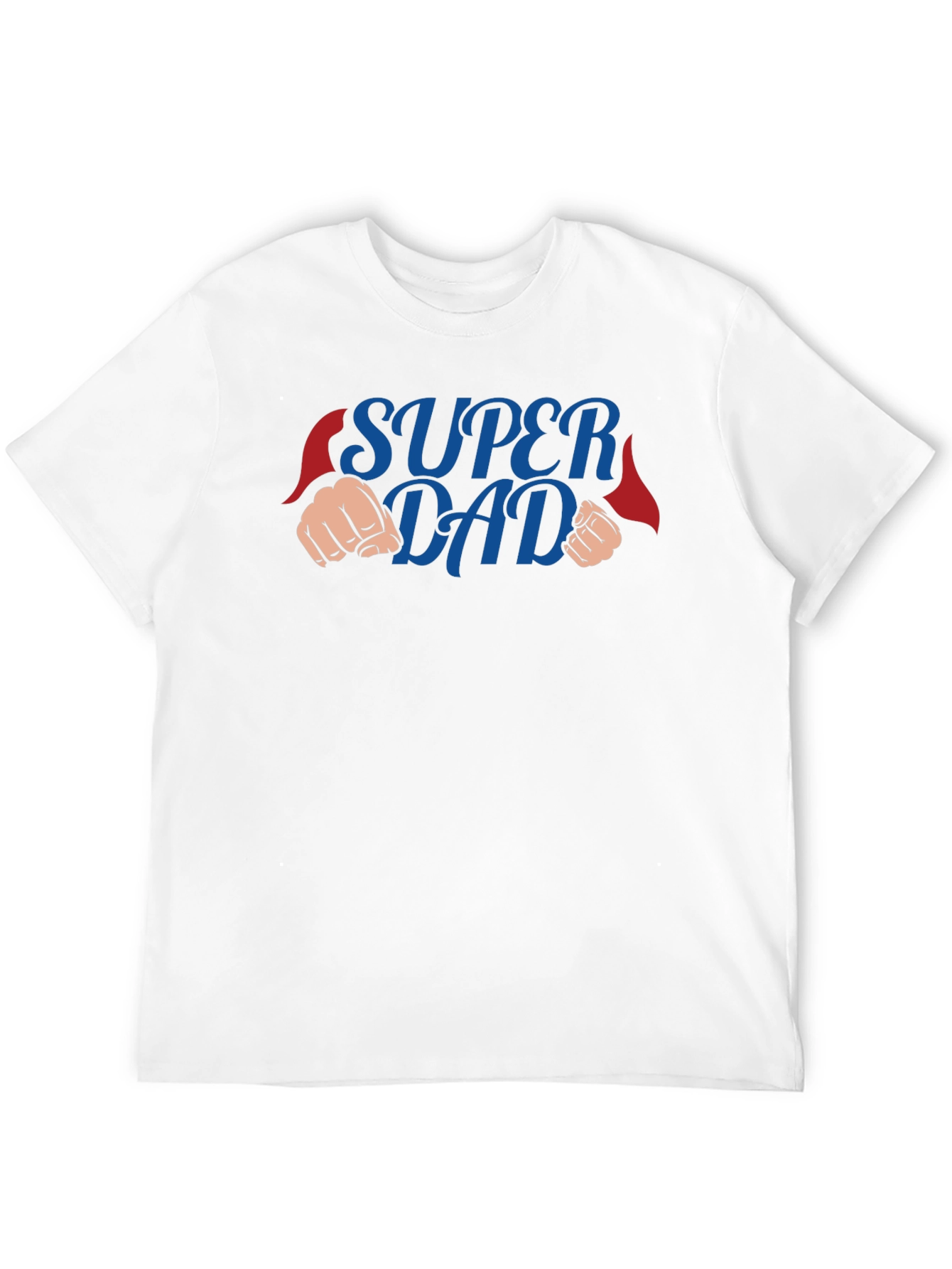 Super Dad Hero Graphic Tee - Black