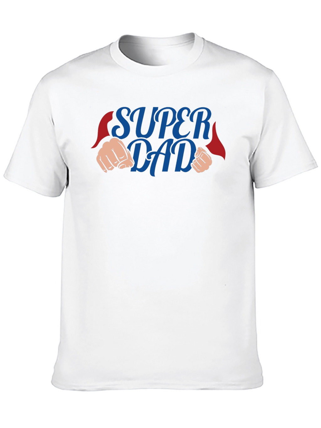 Super Dad Hero Graphic Tee - Black