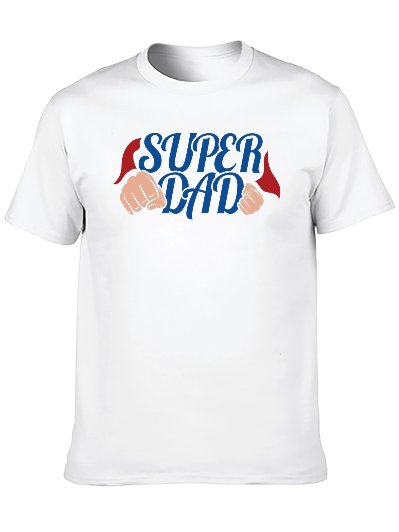 Super Dad Hero Graphic Tee - Black