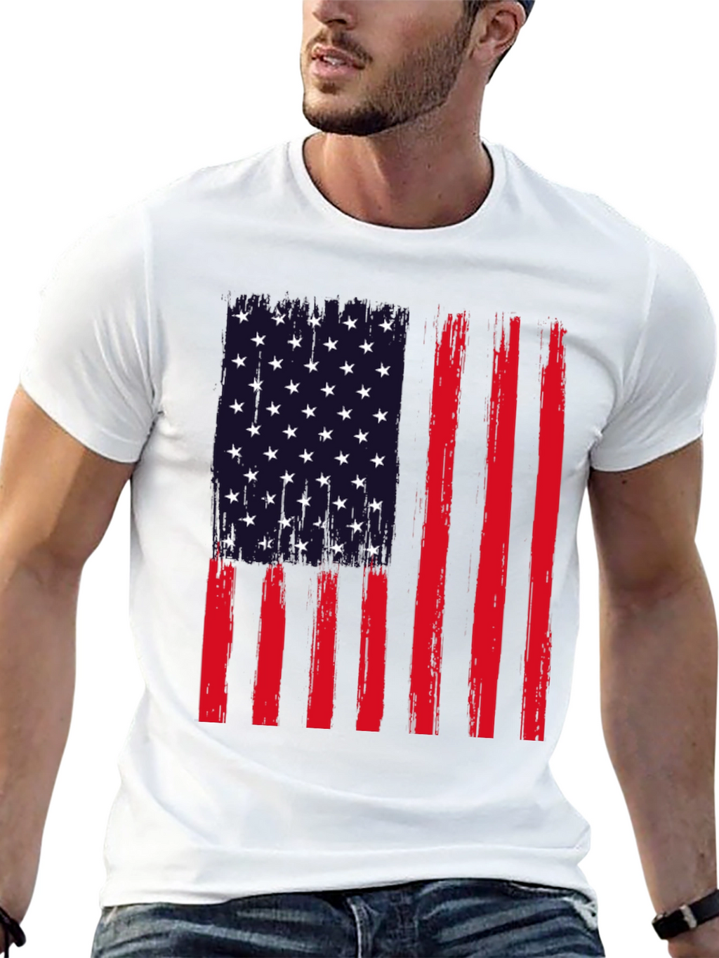 American Flag Graphic Tee - Patriotic Pride