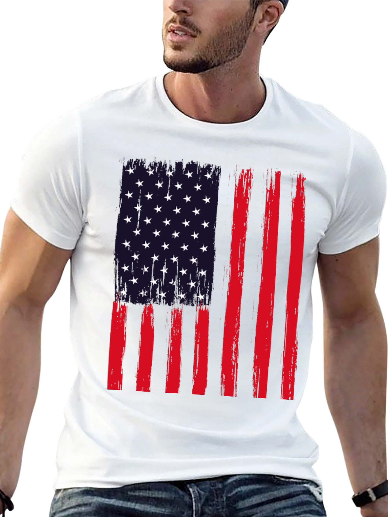 American Flag Graphic Tee - Patriotic Pride