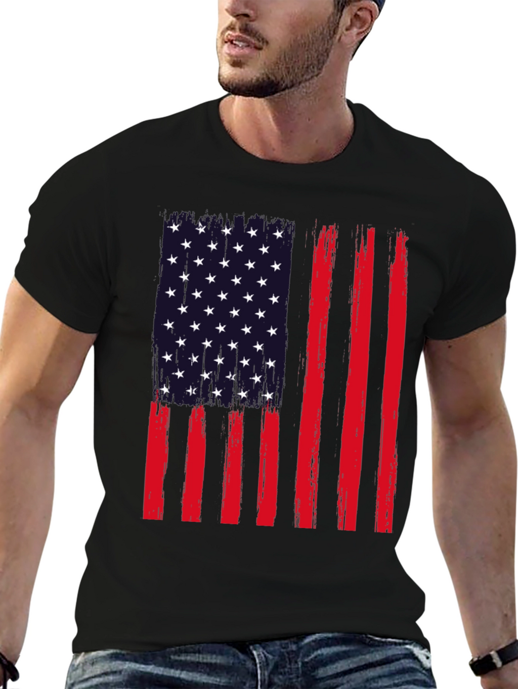 American Flag Graphic Tee - Patriotic Pride